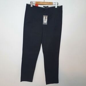 Mario Serrani Italy Stretch Black Pant Size 8